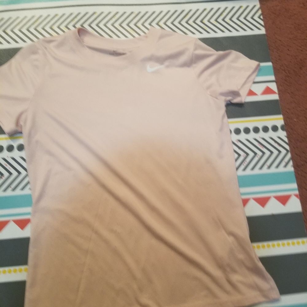 Pink Nike shirt